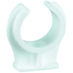 Securplumb Pipe Clips (Pack of 50) White (15mm)